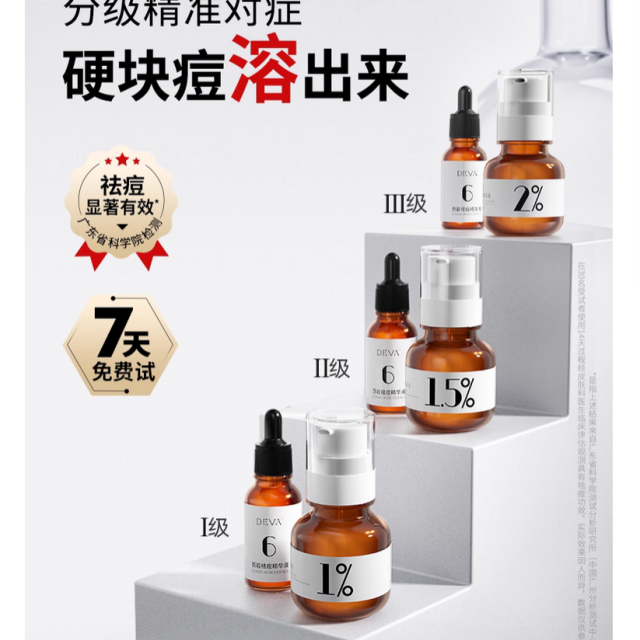 DEVA活动专享祛痘产品D2痘痘精华液淡化组合